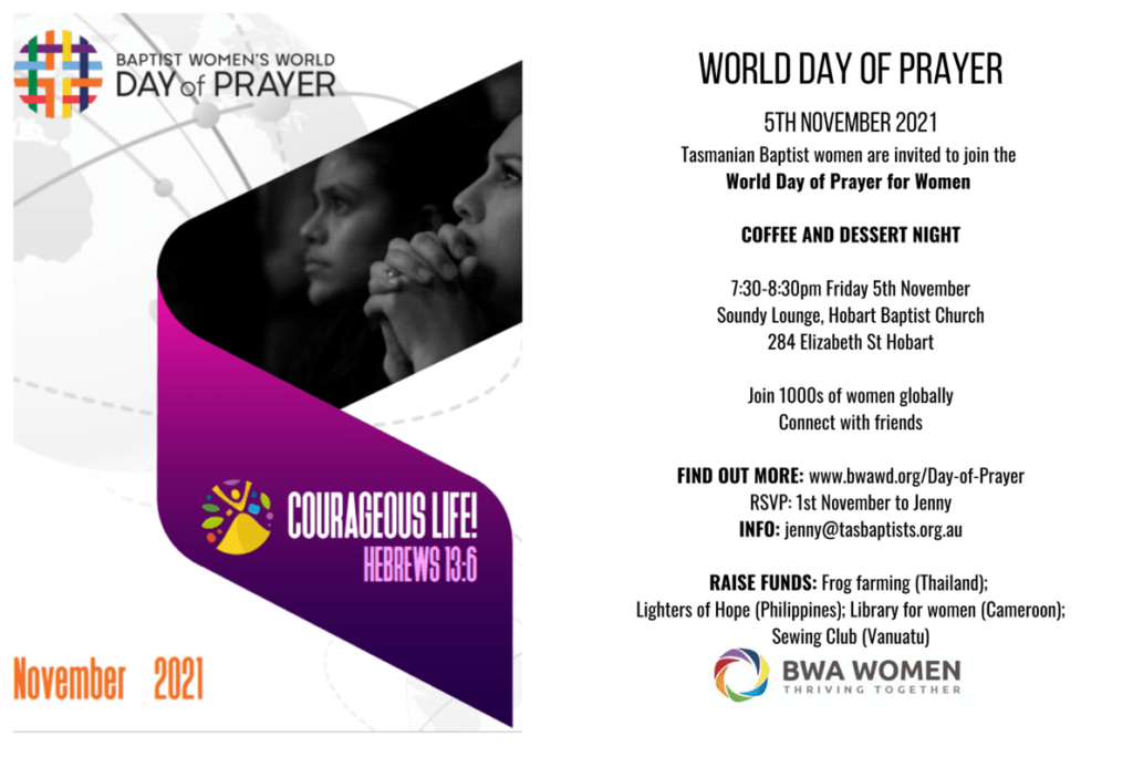 Global Day of Prayer, South