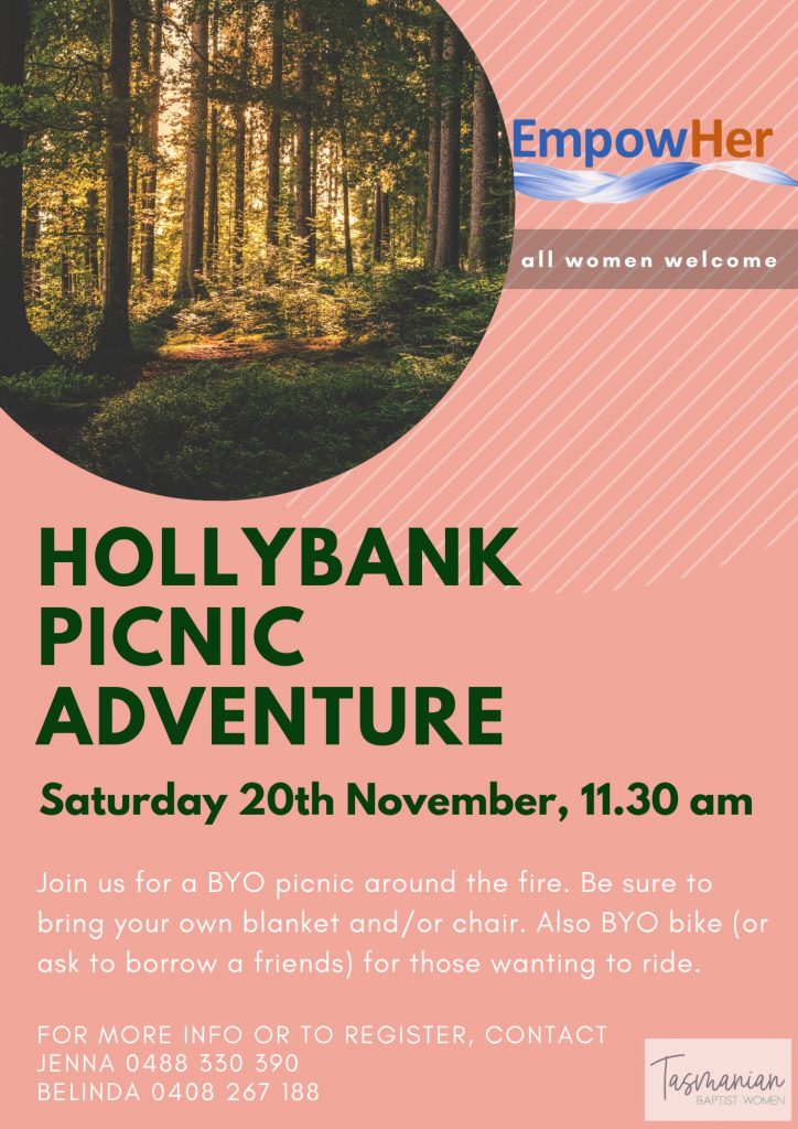 Walk Pray Love: Hollybank Picnic Adventure