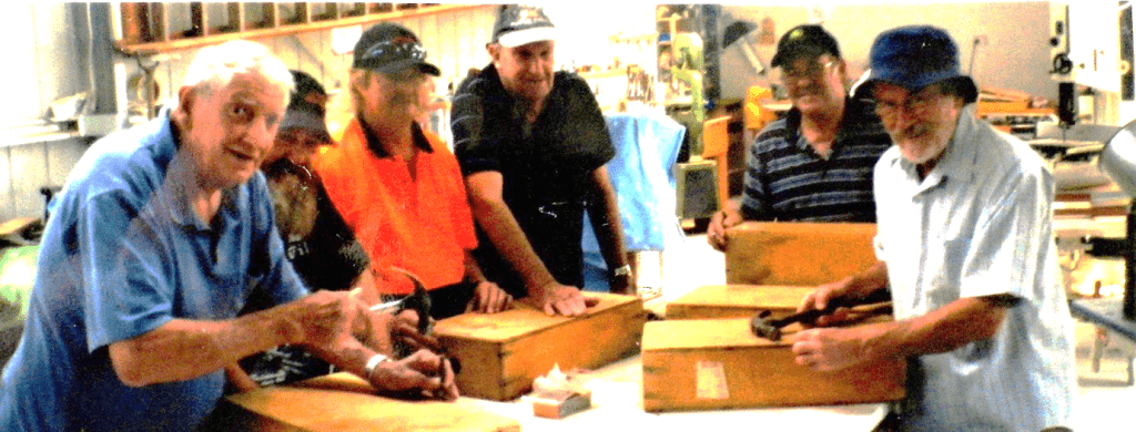 Latrobe Men's Shed, some of the crew