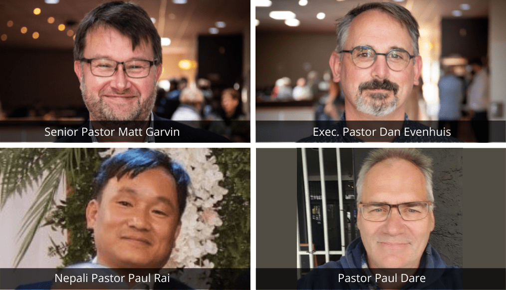 Citywide Pastors Matt Garvin, Dan Evenhuis, Paul Rai and Paul Dare